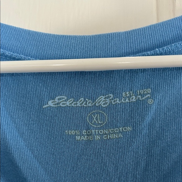 Eddie Bauer Light Blue Long Sleeve Top - Picture 2 of 2